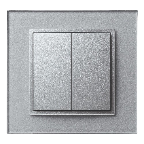 Berker B.7 Glass Aluminum / Aluminum
