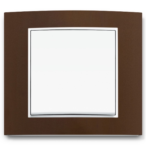Berker B.3 Aluminum Brown/ Polar White Matt