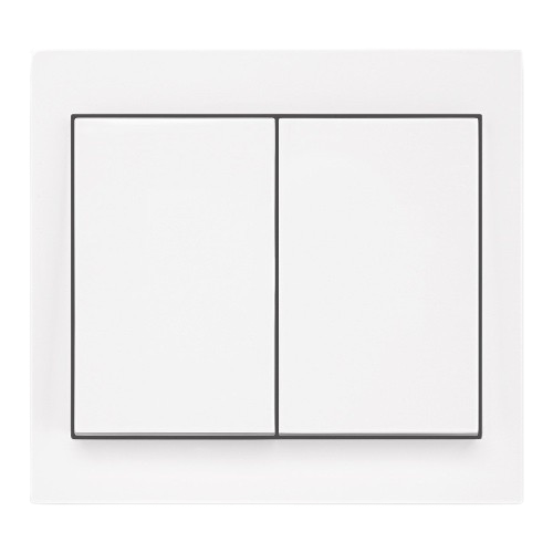 Berker K.1 Plastic / Polar White Glossy