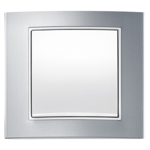 Berker B.3 Aluminum / Plastic Polar White  Matt