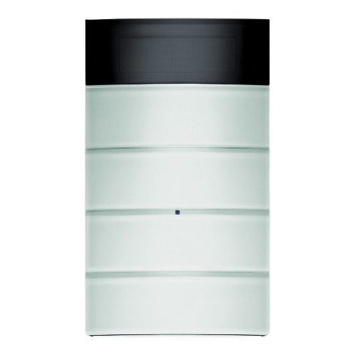Berker B.IQ Push Button Thermostat Glass Polar White