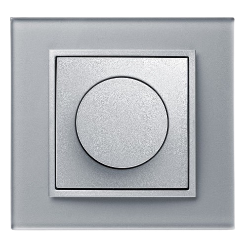 Berker B.7 Glass Aluminum / Plastic Aluminum Matt 