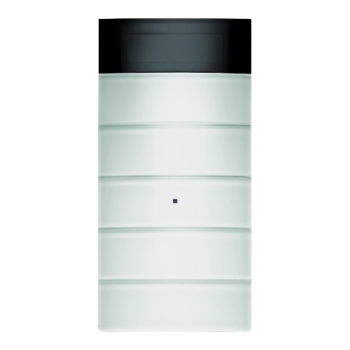 Berker B.IQ Push Button Thermostat Glass Polar White